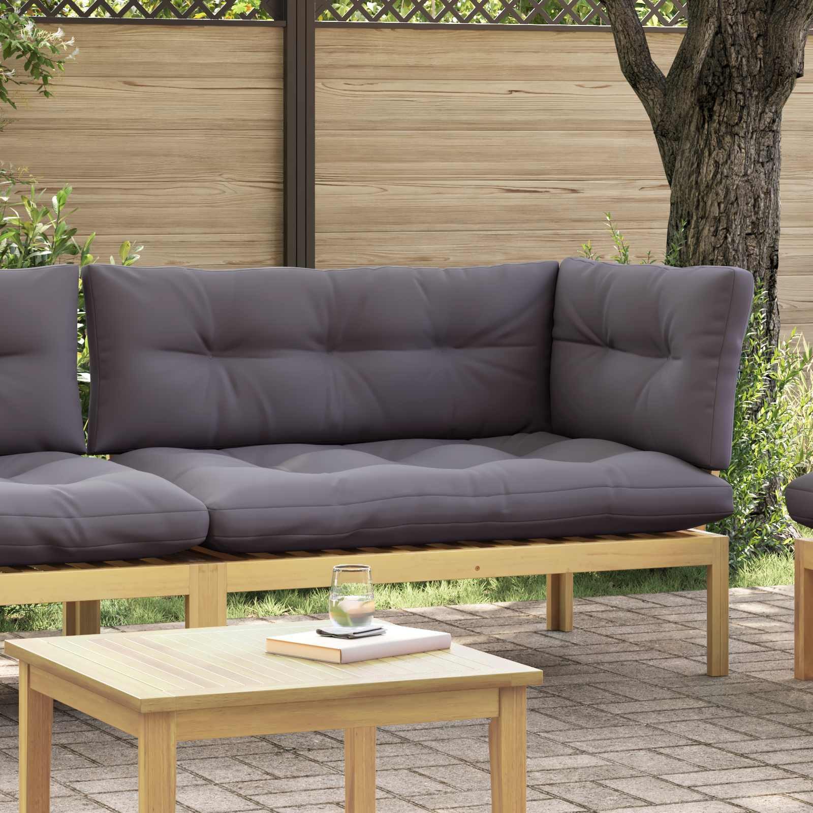 vidaXL Sofaelement Ecksofa Einheit Helles und Dunkelgrau 132 x 92 x 82 cm (1 St)