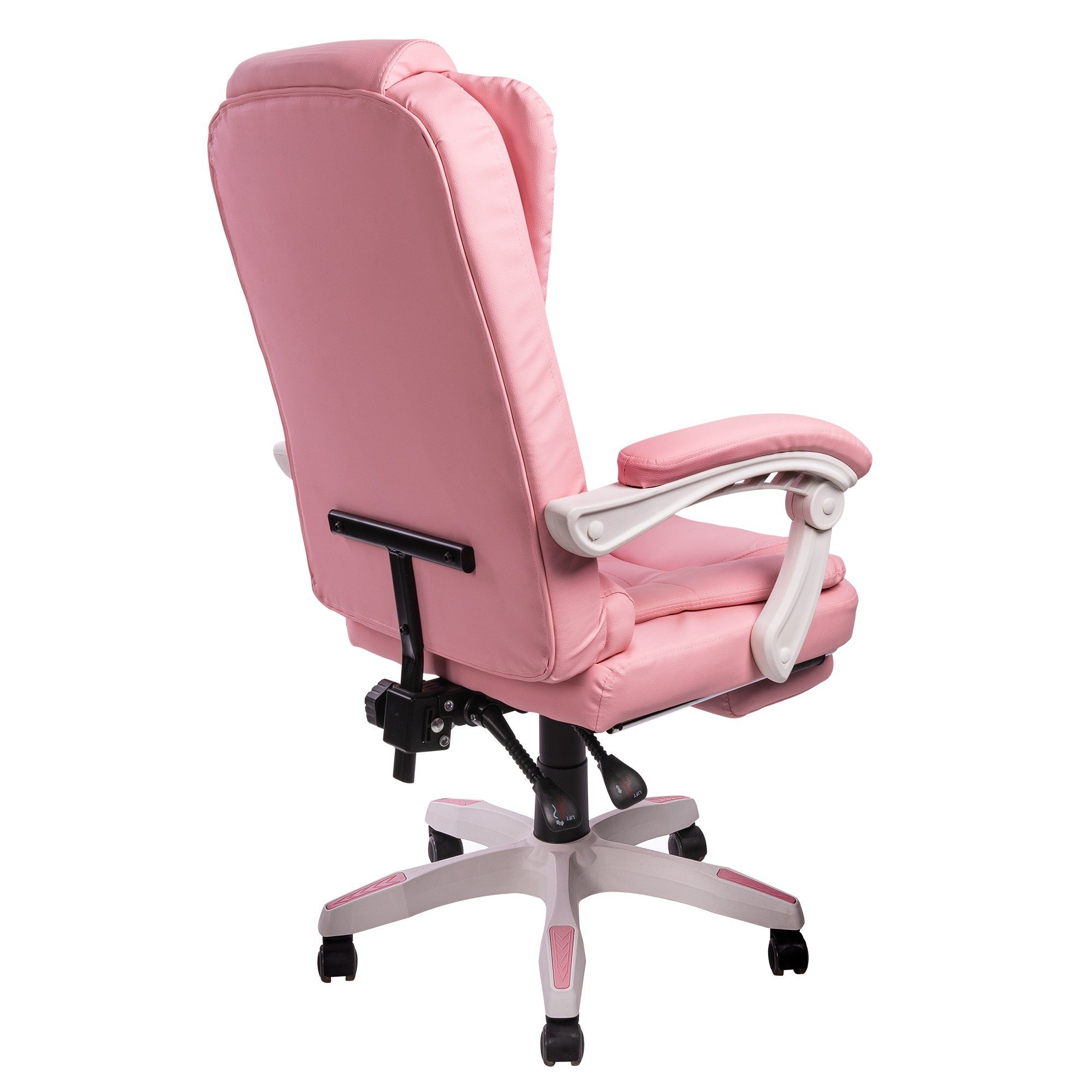 Chefsessel Bürostuhl Polsterung TRISENS Rafael (1 Stück), mit Home Chair extra Rosa im Office Lederoptik-Design