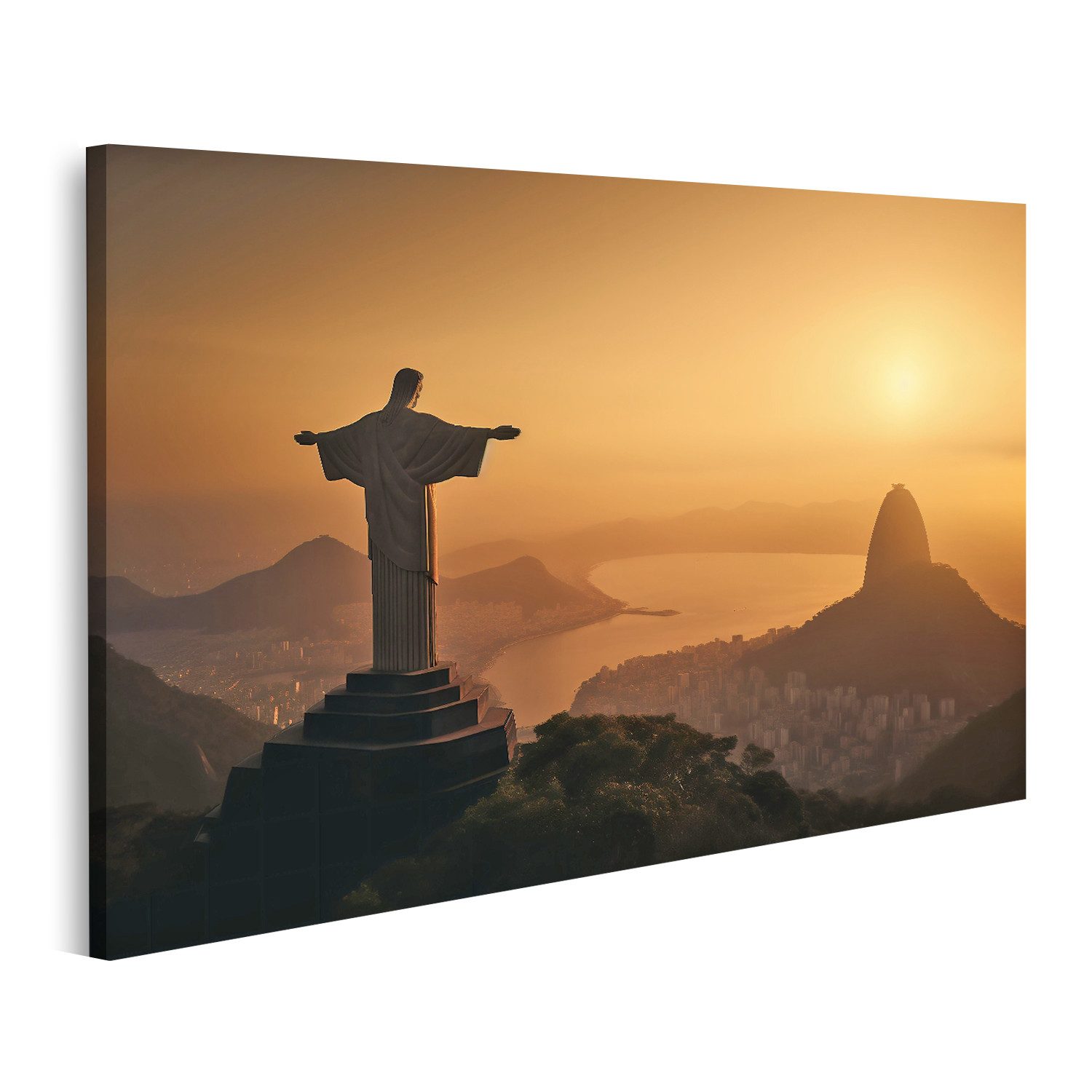 islandburner Leinwandbild Jesus Statue Rio De Janeiro Bilder