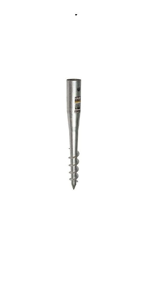 Pfostenträger GRUNDLINE Pfostenträger Einschraub Bodenhülse 68x650x1,8 mm