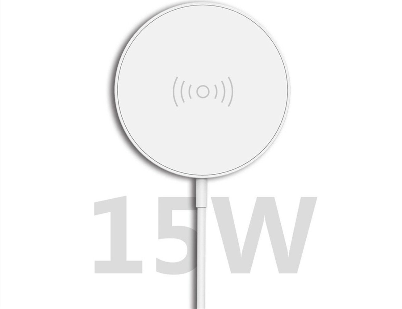 XDeer Handyhülle Wireless Charger für iPhone für MagSafe,15W Ladegerät Magnetisches, schnelles kabelloses Ladegerät,für iPhone 14/14 Pro/14 Plus/14 Pro Max