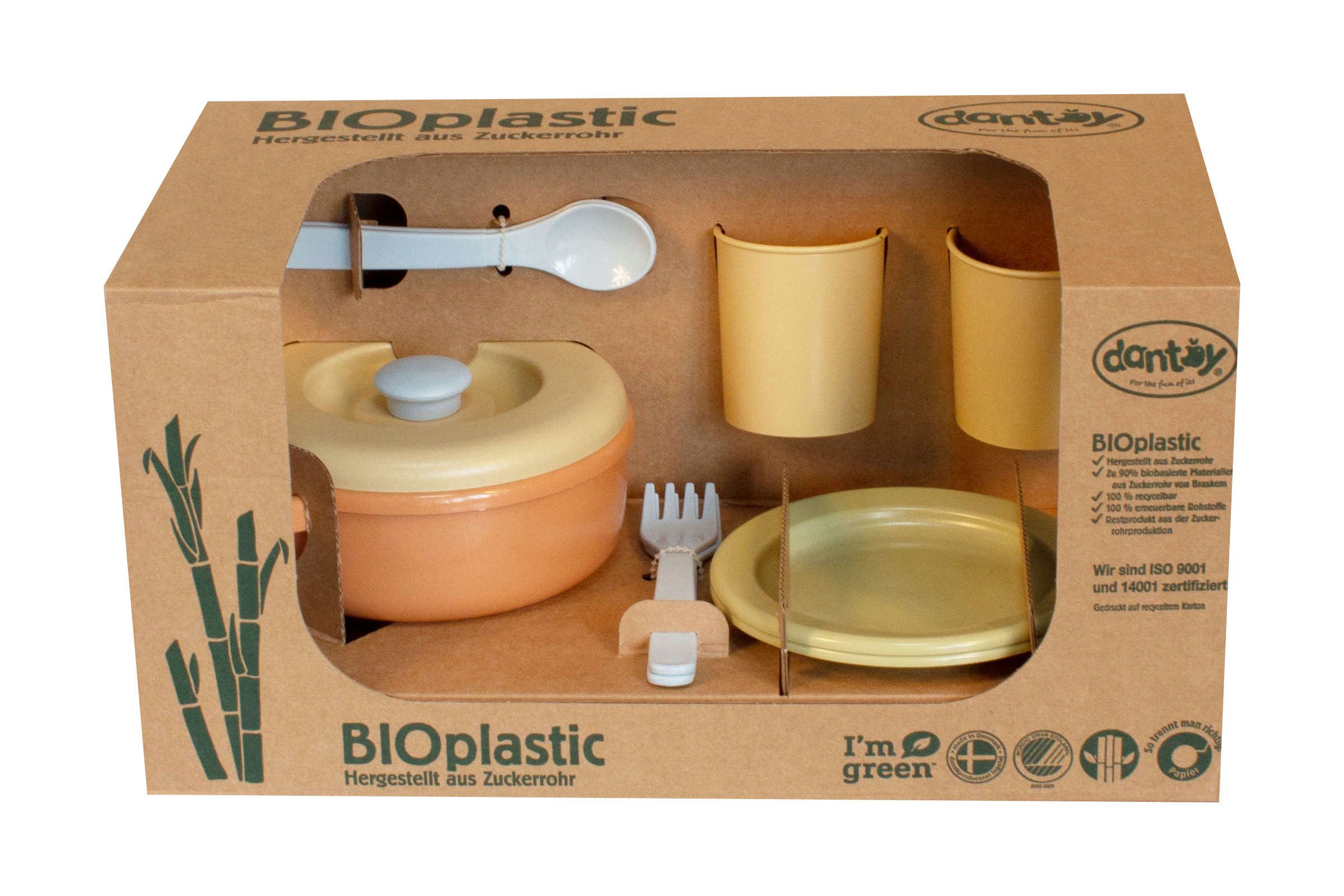dantoy Kindergeschirr-Set Dantoy BioPlastic Игрушки Gartenspielzeug, BioPlastik