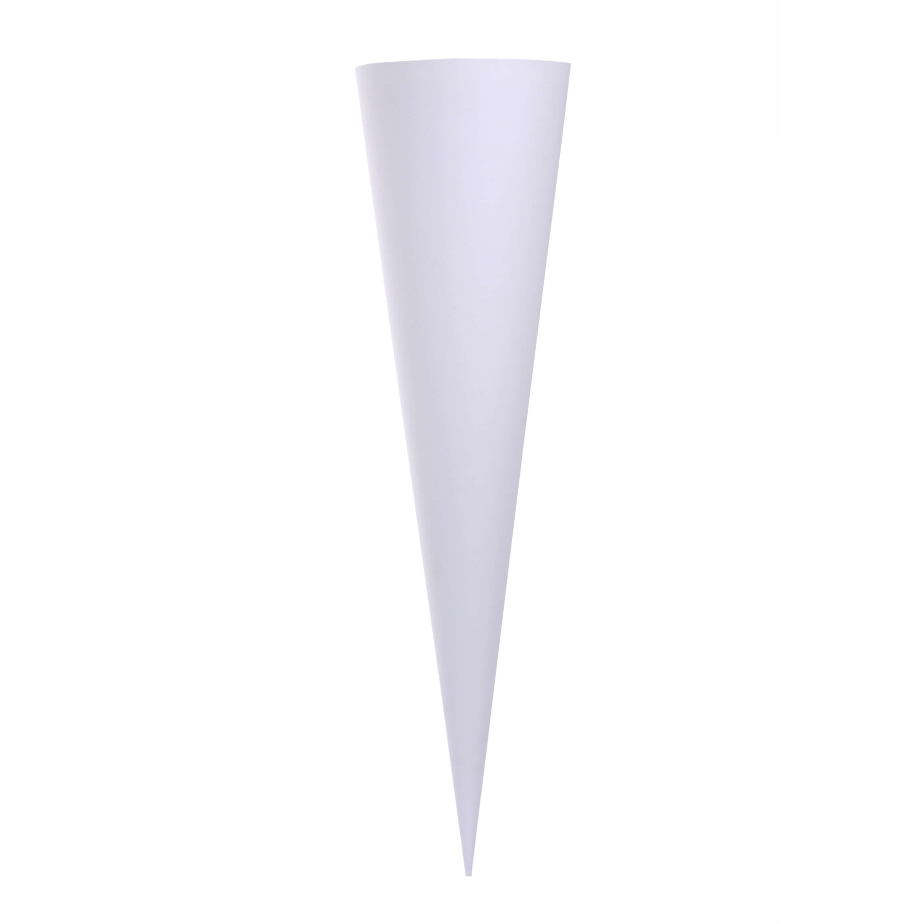 Goldbuch Schultüte Goldbuch Bastelschultüte weiß - 70cm, Verschluss ohne