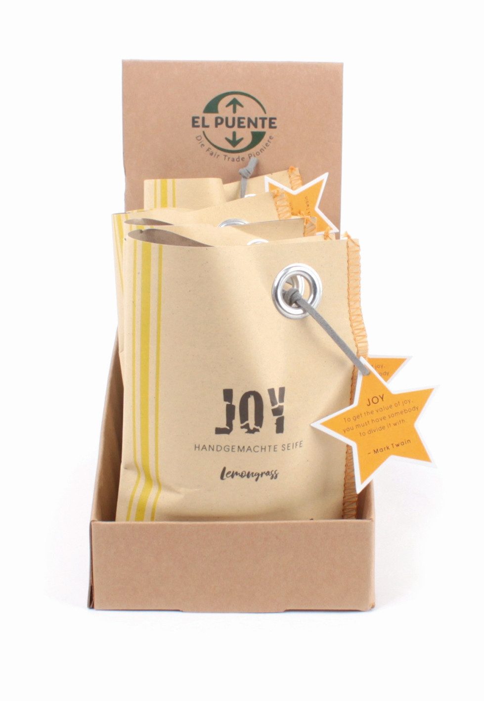 El Puente Handseife Seife "Joy", Vegan, Handmade