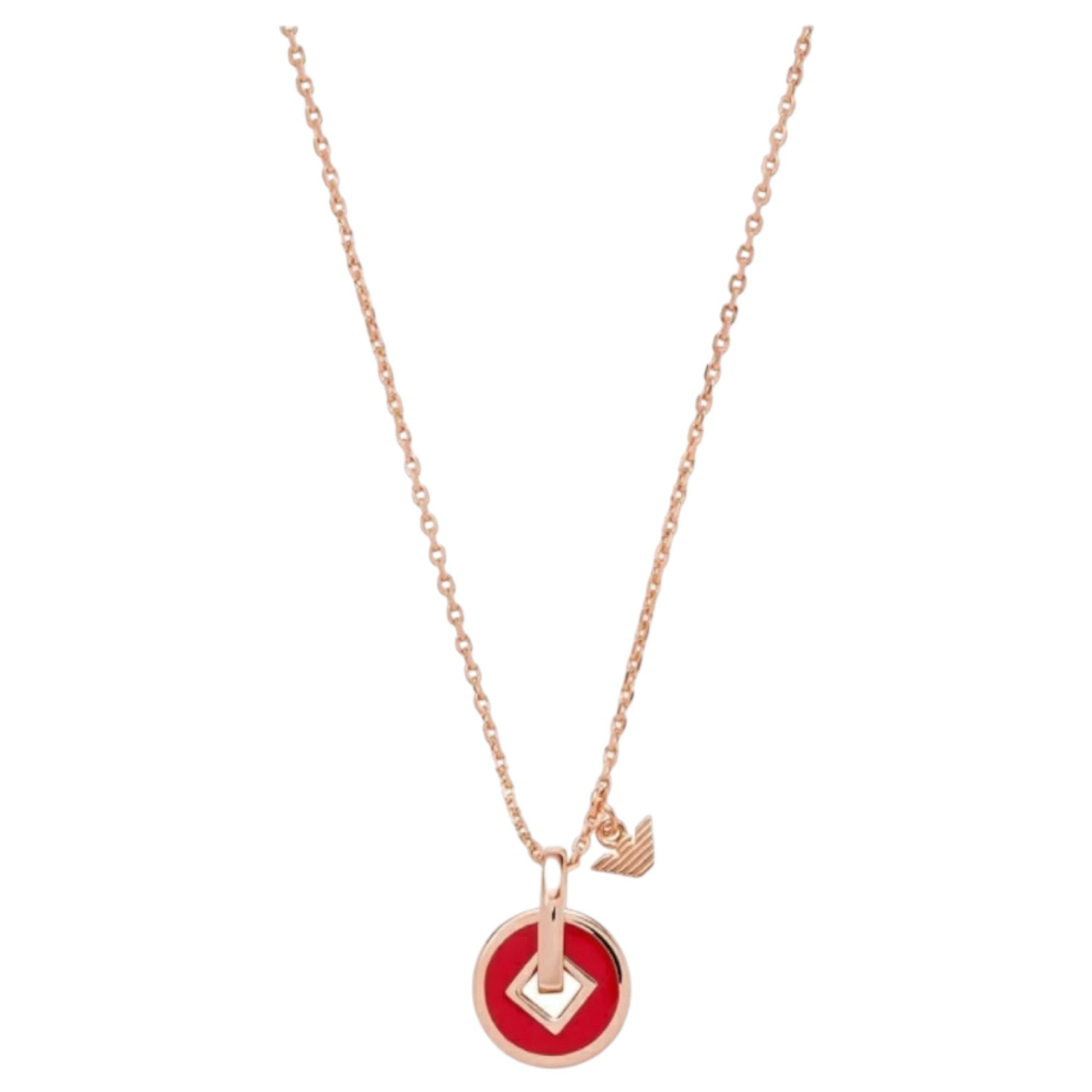 Emporio Armani Silberkette Emporio Armani Halskette EG3541221 925 Silber Roségoldfarben