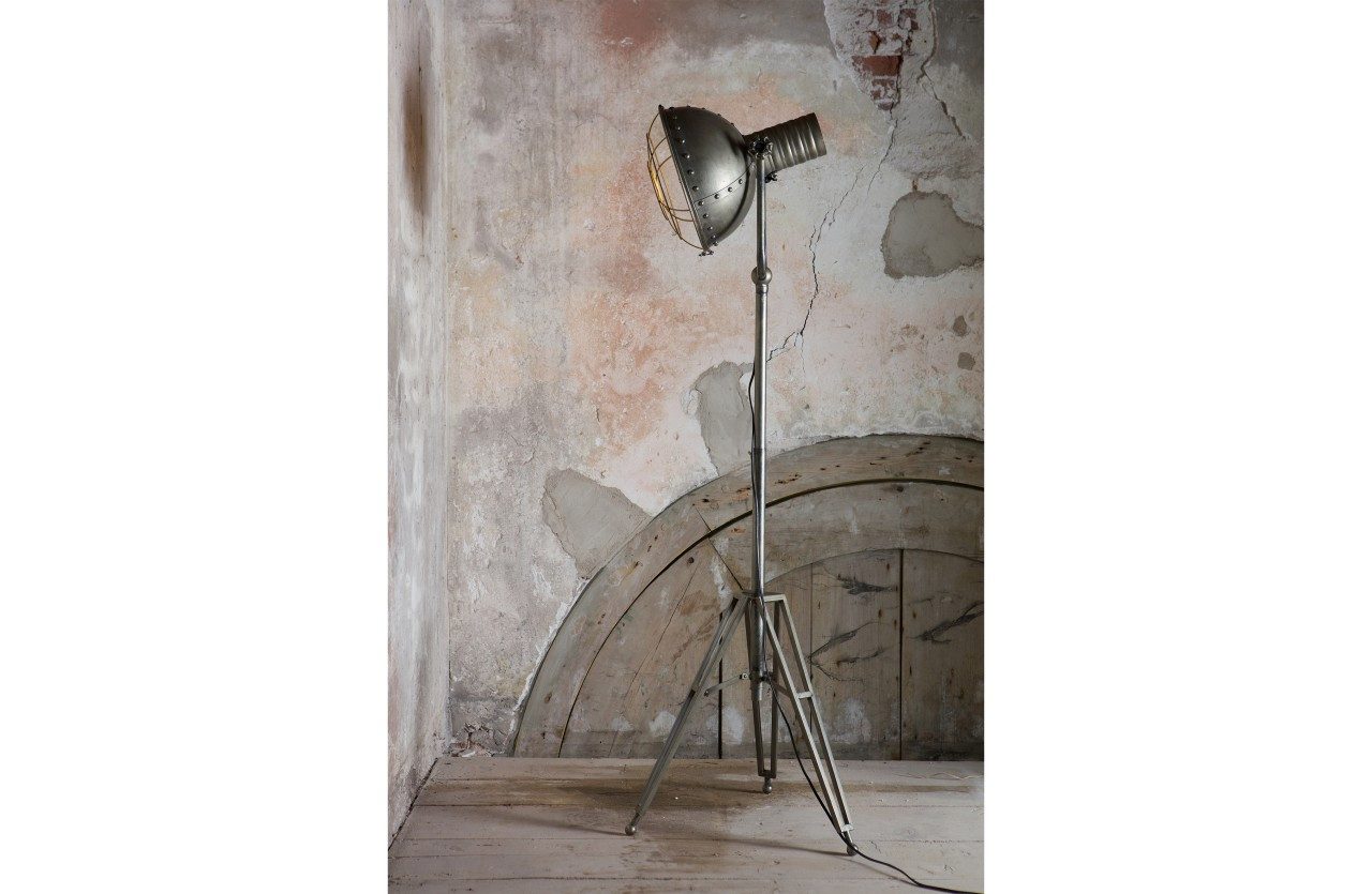 Vintagehaus Stehlampe Stehlampe Tripod Spot Loft Metall Scheinwerfer Vintage