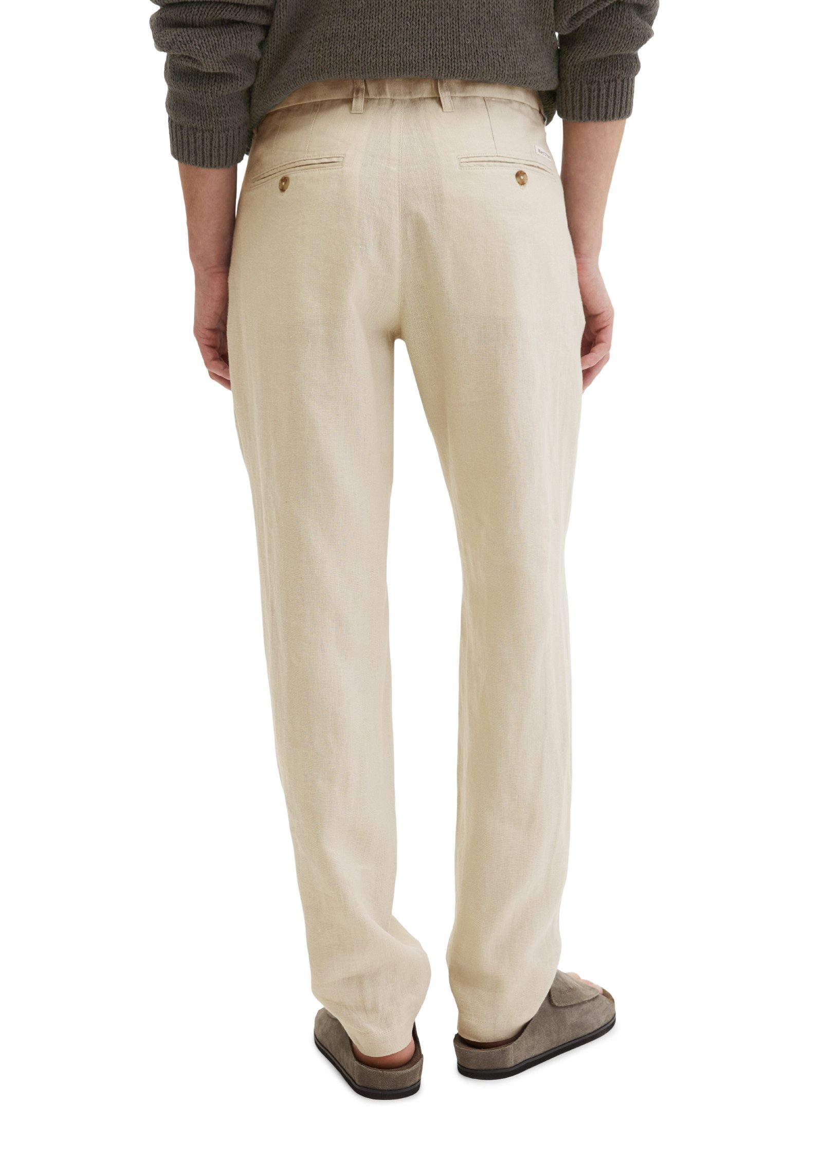 Marc O'Polo Leinenhose Osby jogger pleats günstig online kaufen