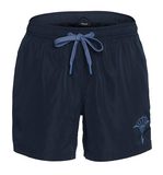 JOOP! Badeshorts Solid Cornflower-Logo, kurze Seitenschlitze günstig online kaufen