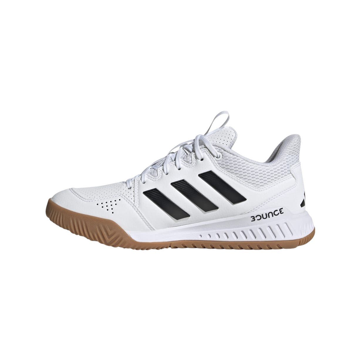 adidas Performance Hallen-Indoorschuhe Court Flight weiss/schwarz Damen Squashschuh – Bild 5 von 5