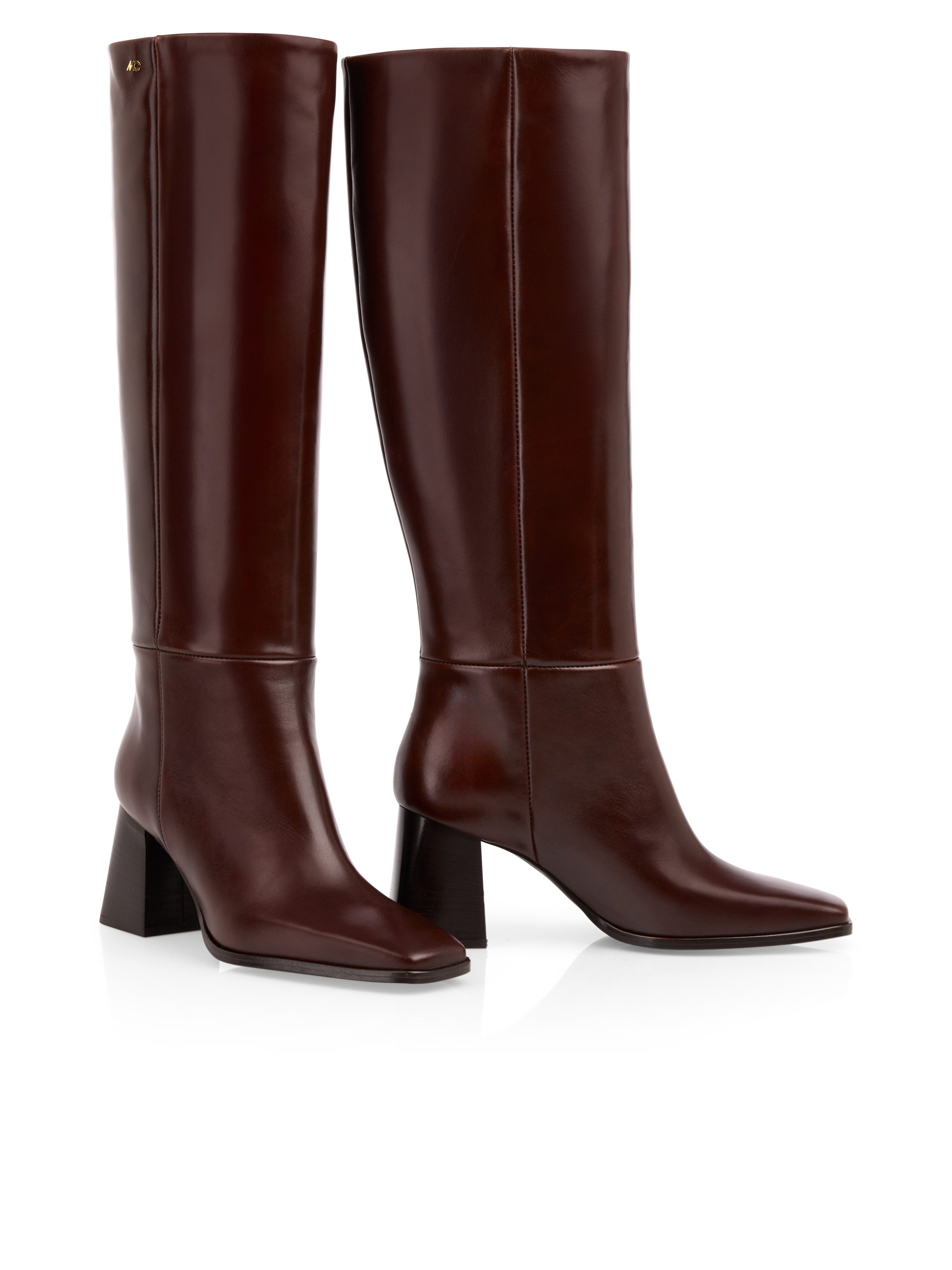 Marc Cain Stiefel Blockabsatz, Langschaftstiefel in modischer Karreeform
