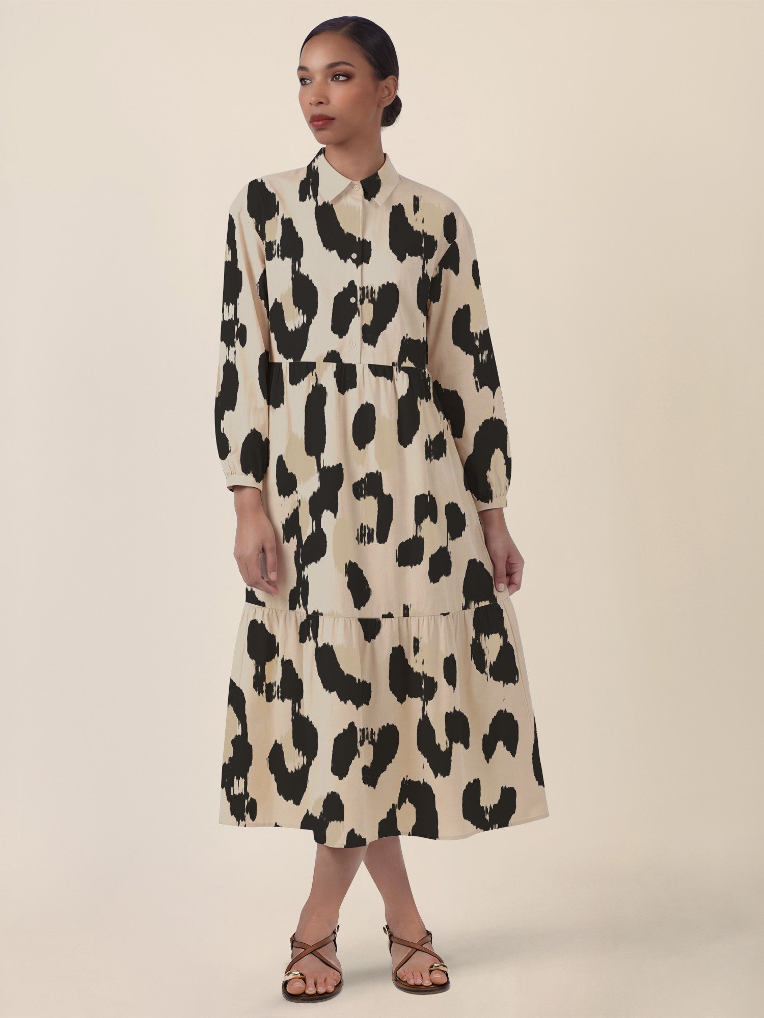 Apart Midikleid mit Animalprint