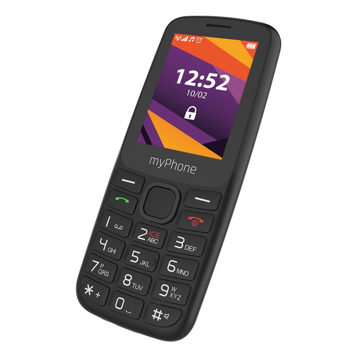 myPhone myPhone 6410 LTE Tastenhandy Dual SIM Schwarz Smartphone