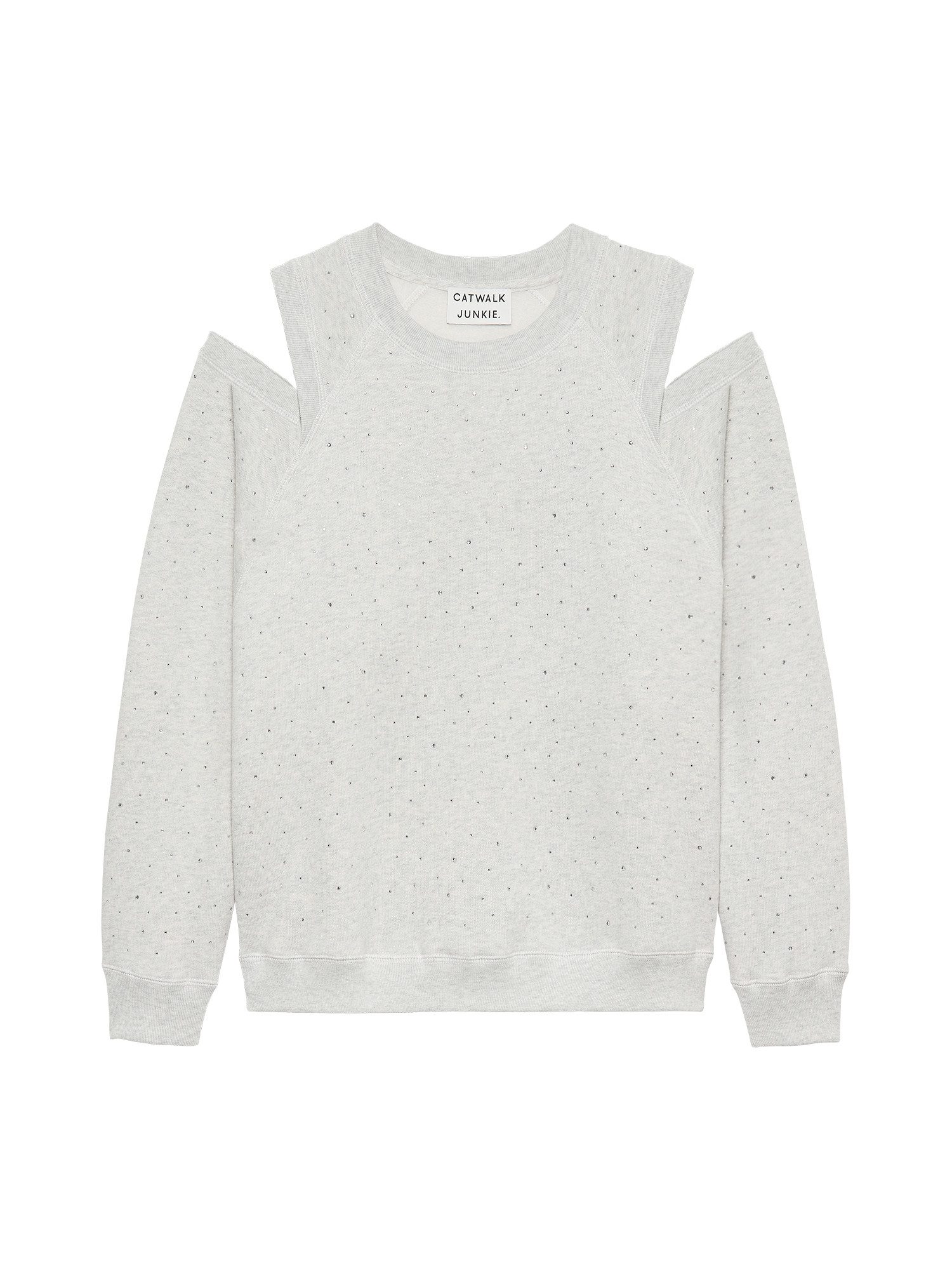 Catwalk Junkie Sweatshirt Strass sweater with cut out günstig online kaufen