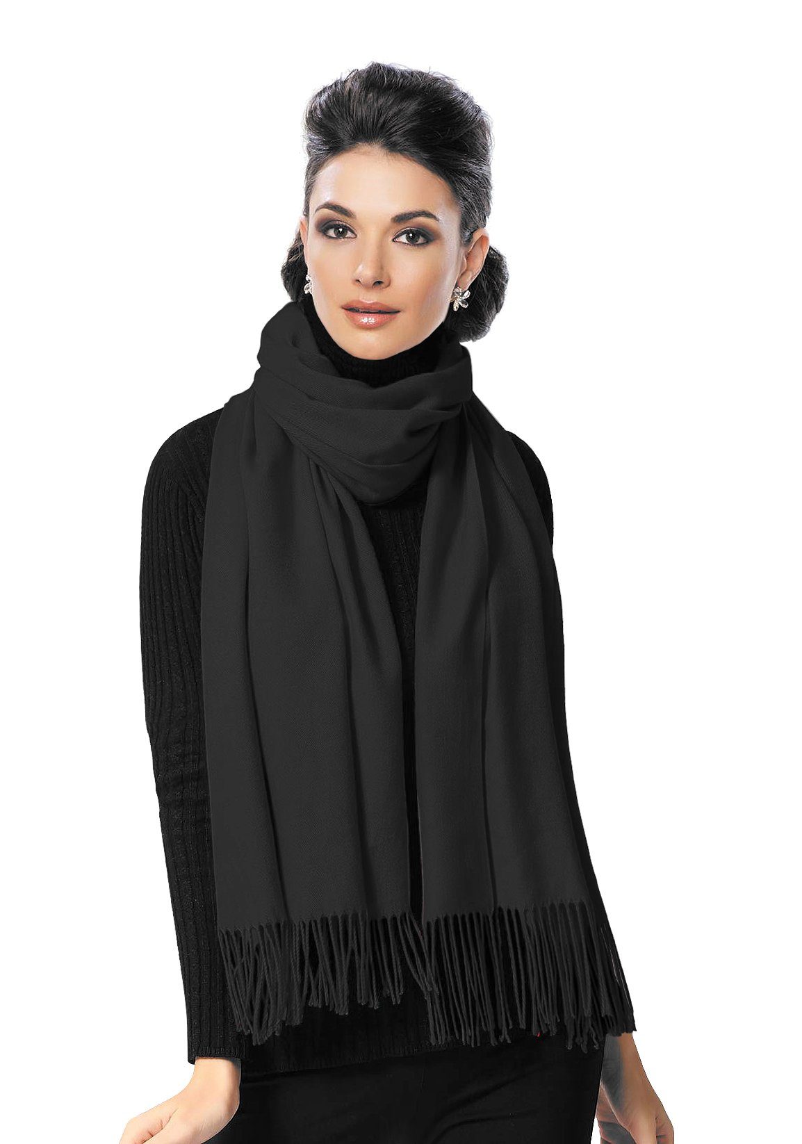 Moschen-Bayern Modeschal Pashmina Stola Damen Kaschmir Schultertuch Abendkleid festlich Schal, super weich und geschmeidig