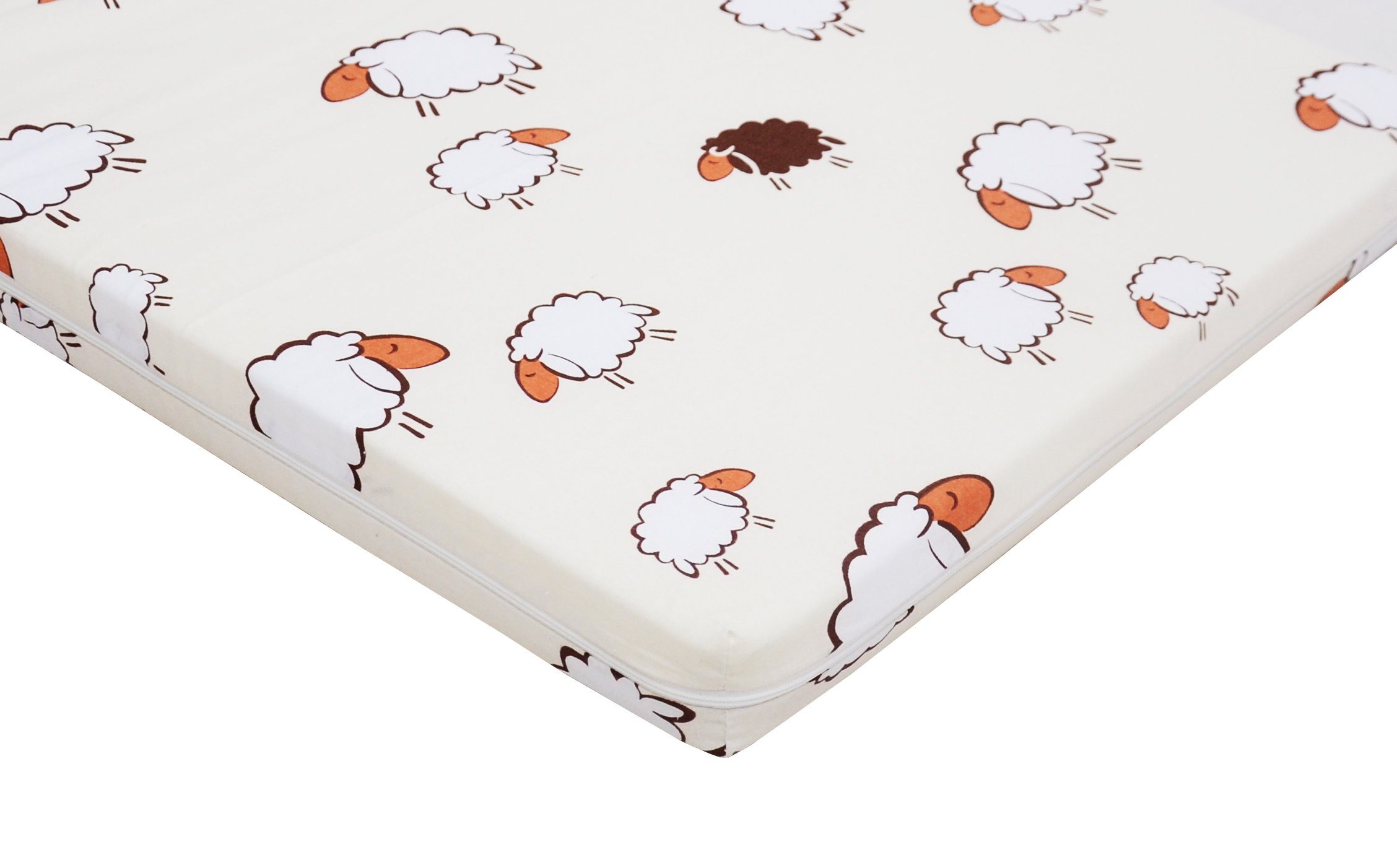 Kindermatratze Babymatratze mit Baumwollbezug, waschbar & rollbar–Allergike günstig online kaufen