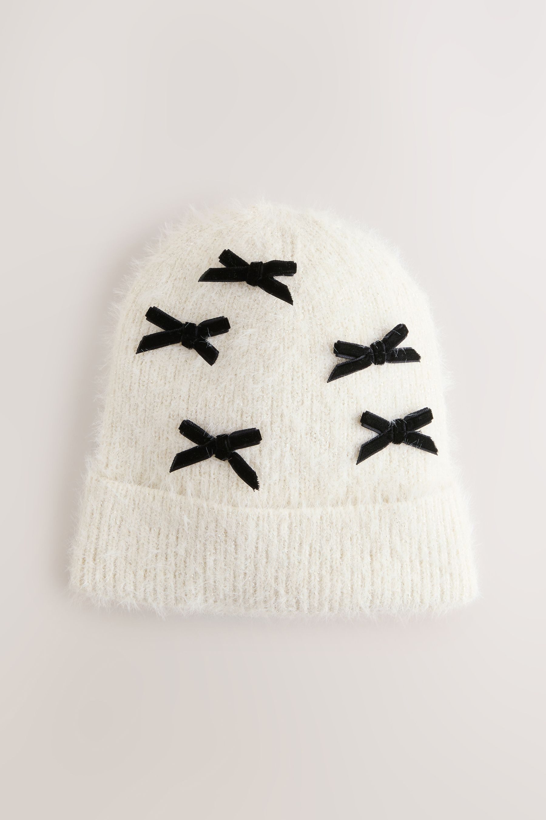 Next Beanie Strickmütze mit Schleife (1-St) günstig online kaufen