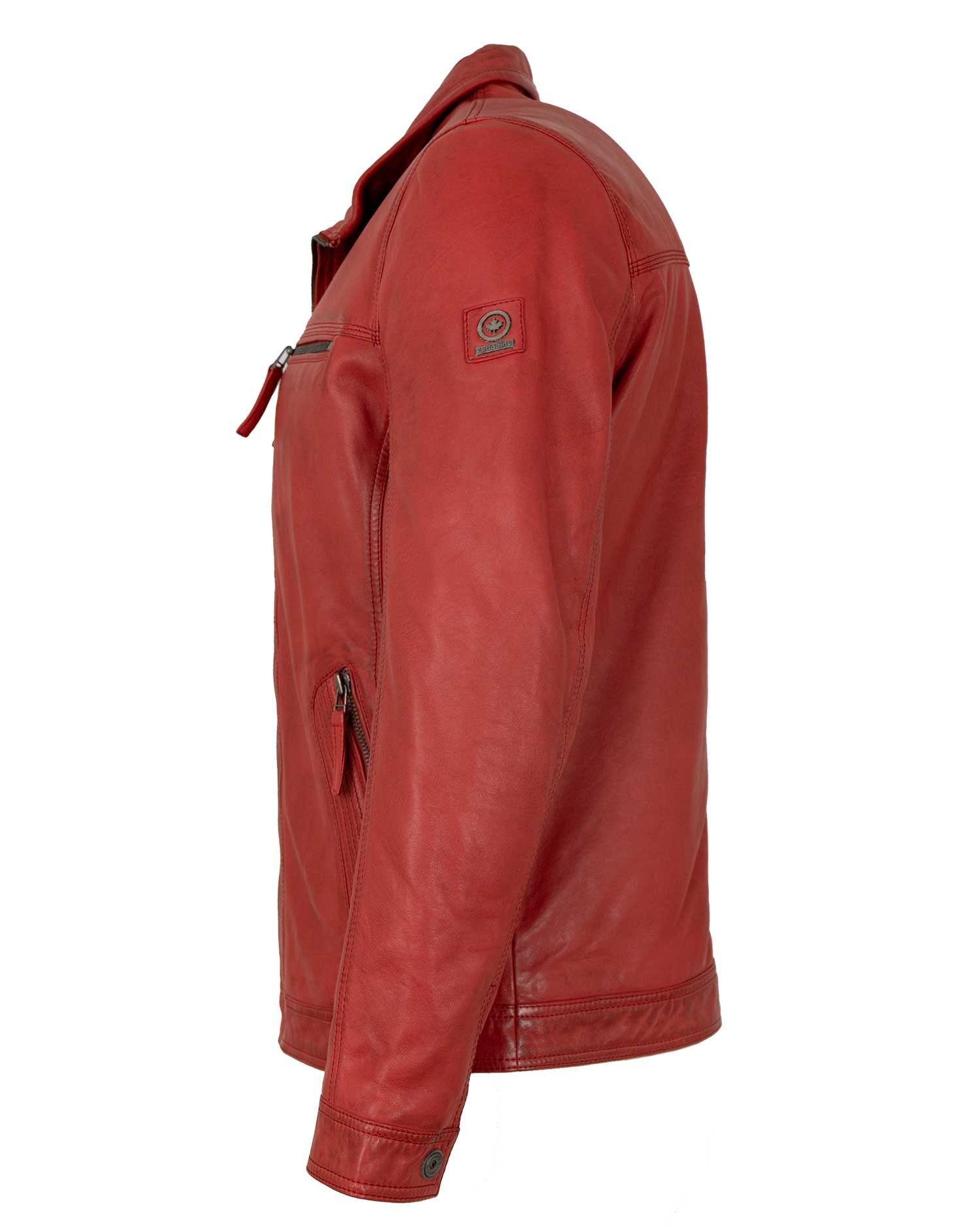 Redpoint Lederjacke Brice Redpoint - Herren Echtleder Lederjacke Lammnappa günstig online kaufen