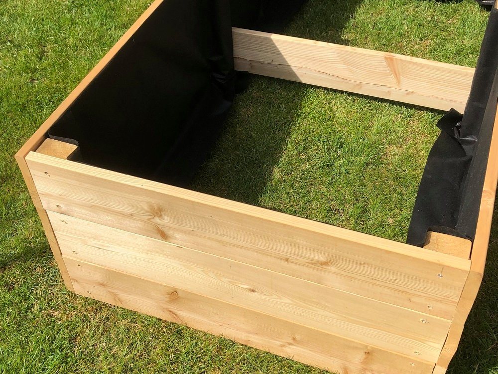 Thumbnail - Gartenwelt Riegelsberger Hochbeet Pflanzbeet Höhe 42 cm aus Lärchenholz Kräuter Gemüse