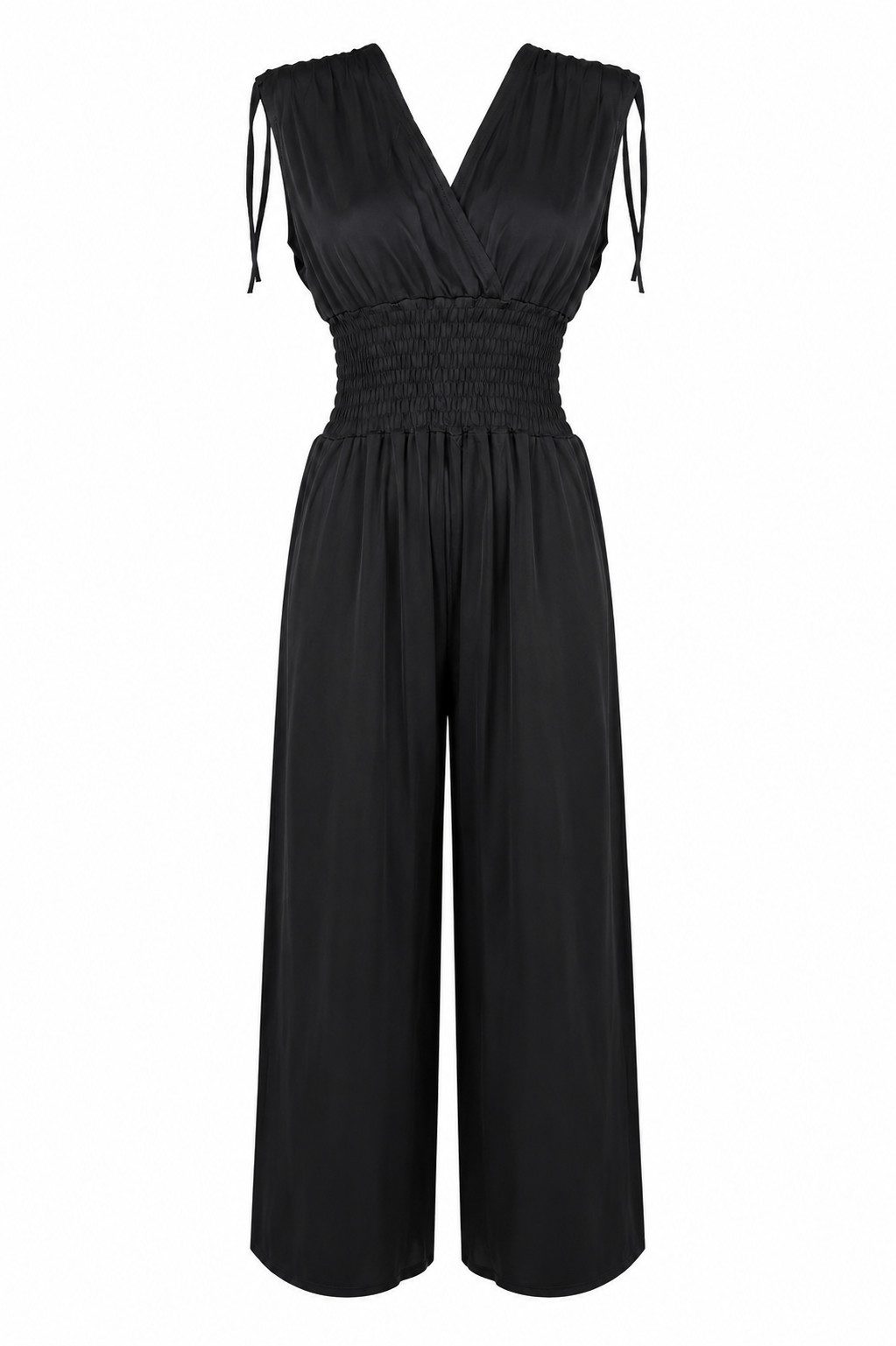 ITALY VIBES Jumpsuit - sommerlicher Overall mit Hosentaschen - Einteiler mit Smokbund