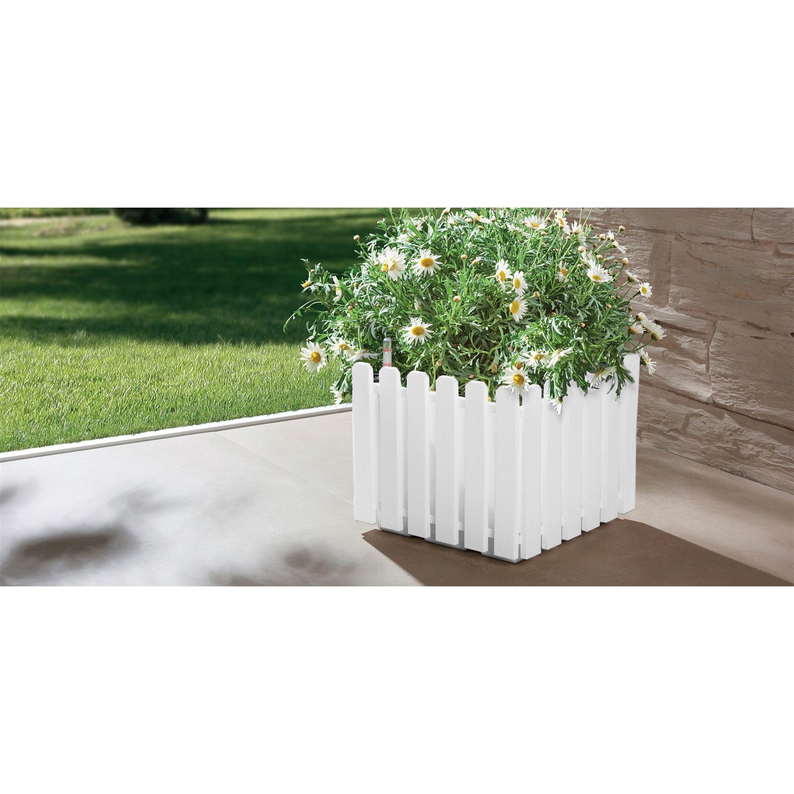 HTI-Living Blumenkasten Pflanzgefäß mit Wasserspeicher 30 cm Nessa (Stück, günstig online kaufen