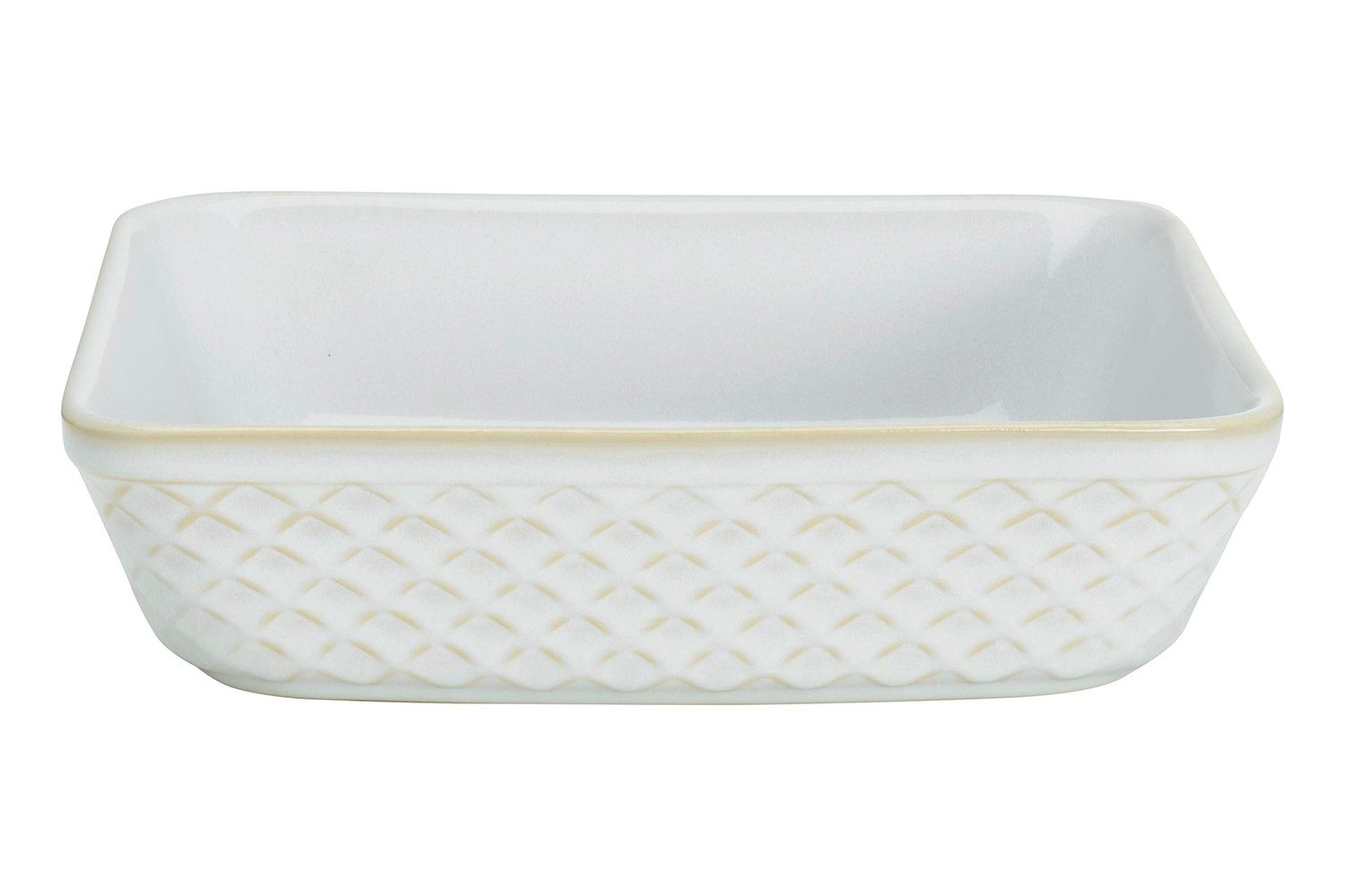 Ritzenhoff & Breker Auflaufform KIRUNA, 24 x 24 cm, Weiß, Creme, Steingut, (1-St)