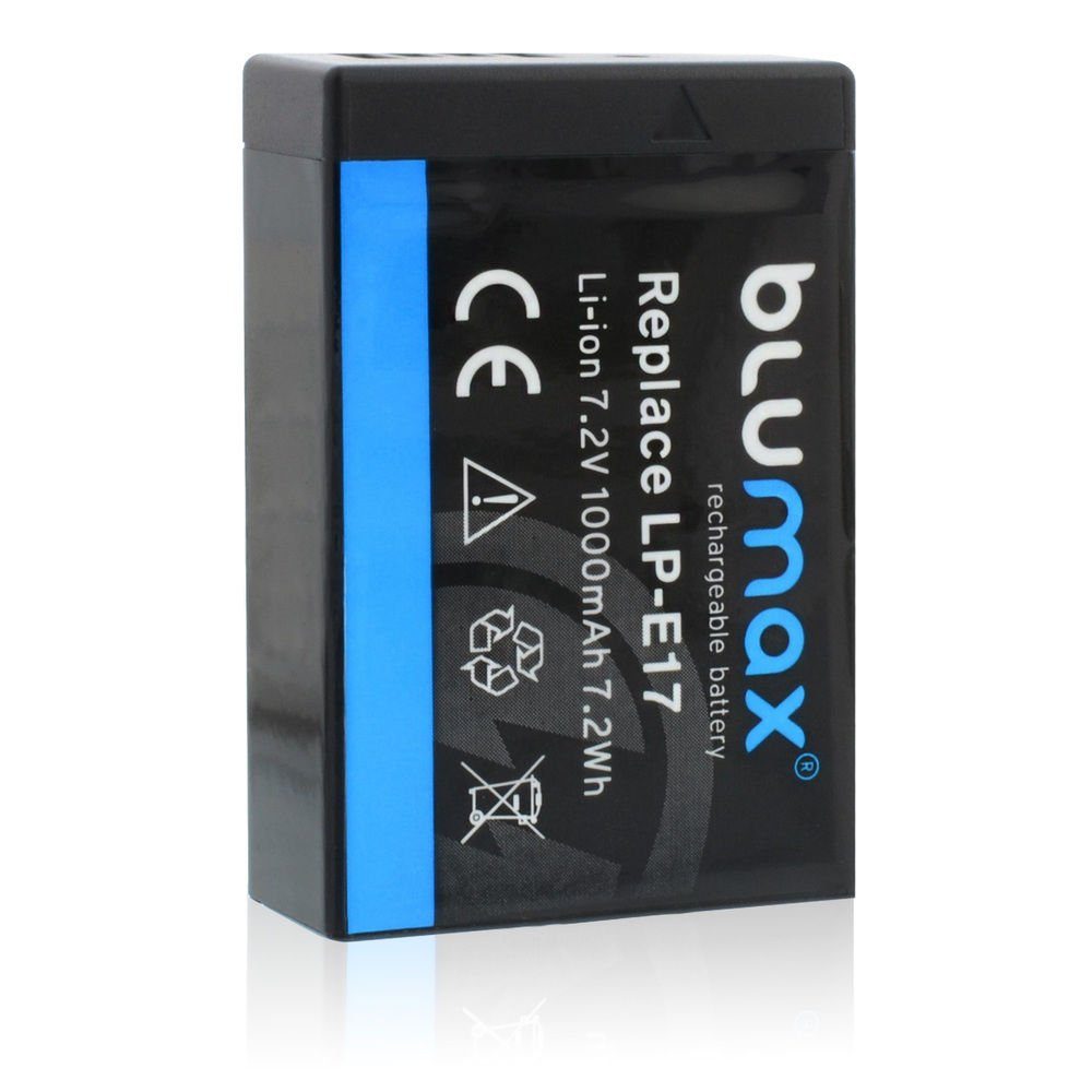 Blumax Akku passend für Canon LP-E17 R8 R10 R50 1000 mAh Kamera-Akku