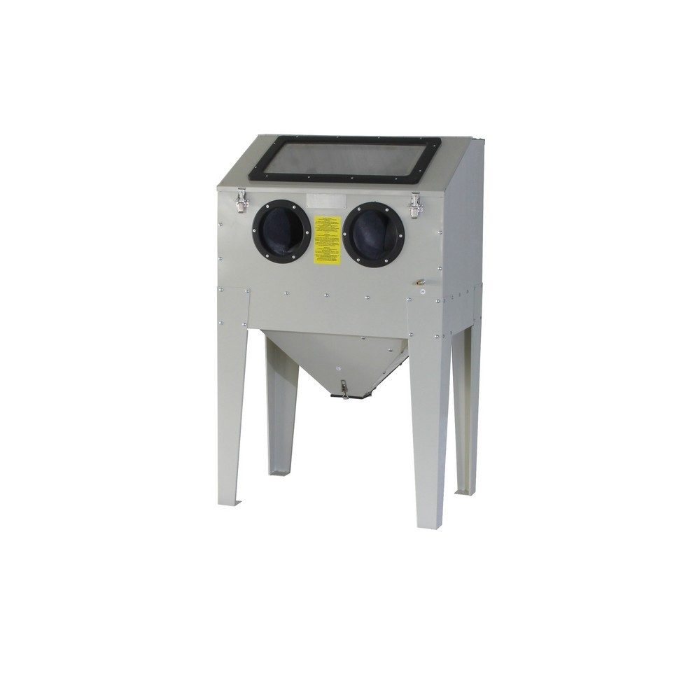 DeTec. Sandstrahlkabine 220L mit Beleuchtung 230V, 220,00 l, max. 8 bar