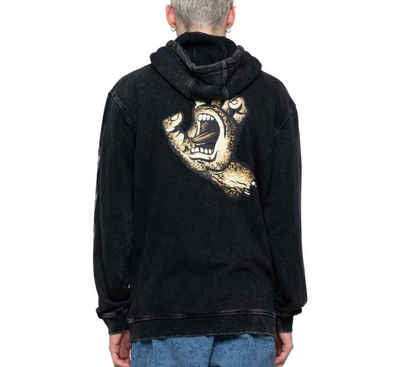 Santa Cruz Hoodie Ziphoodie Santa Cruz Street Creep Hand (1 Stück, 1-tlg)