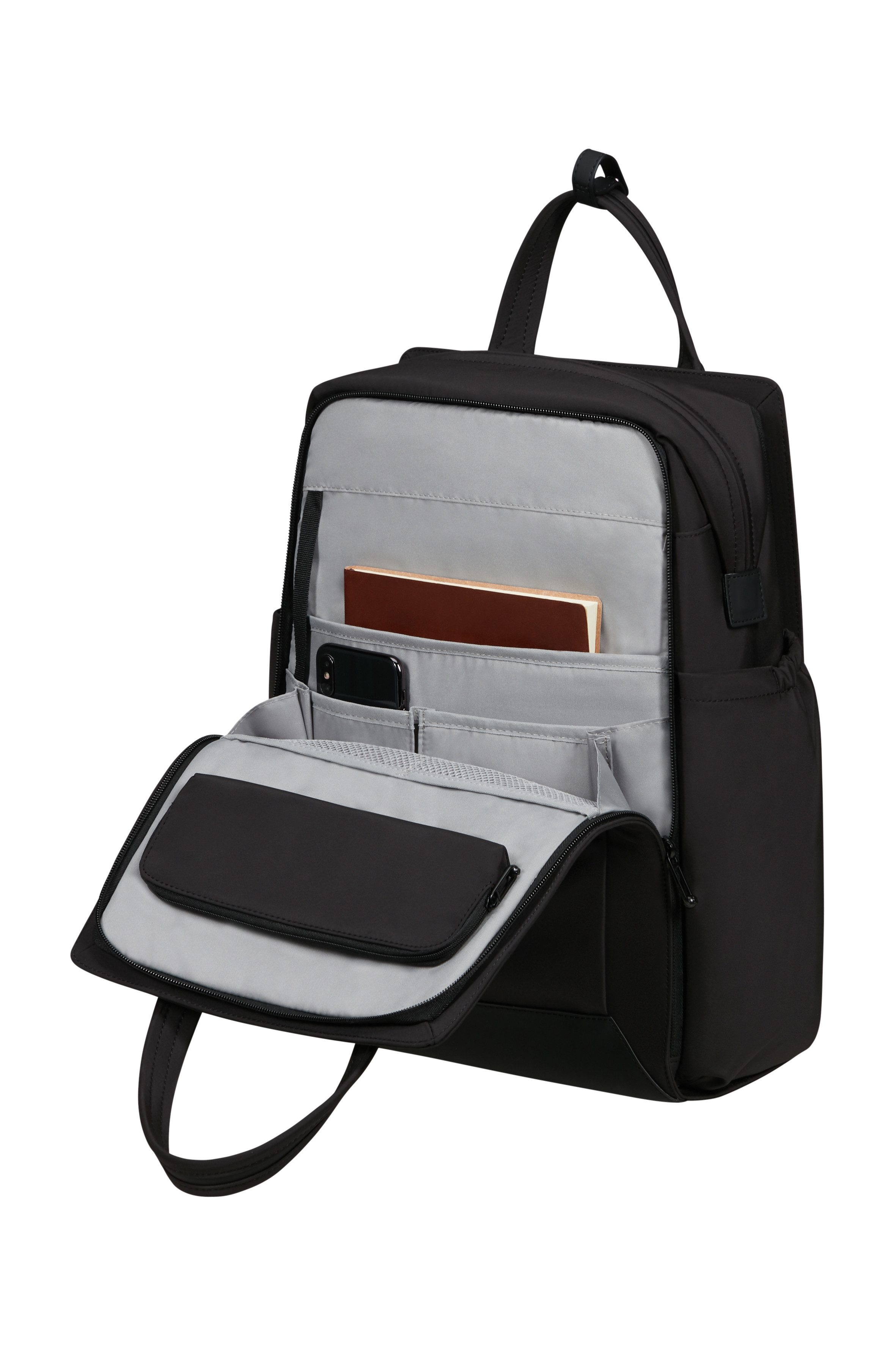 Samsonite Notebookrucksack ESSENTIS Jana Ina Zarrella 17 L 14.1" RFID, City Rucksack, Laptoptasche mit ergonomischem Rucksackgurt