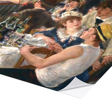 Posterlounge Wandfolie Pierre-Auguste Renoir, Frühstück der Ruderer, Wohnzimmer Malerei
