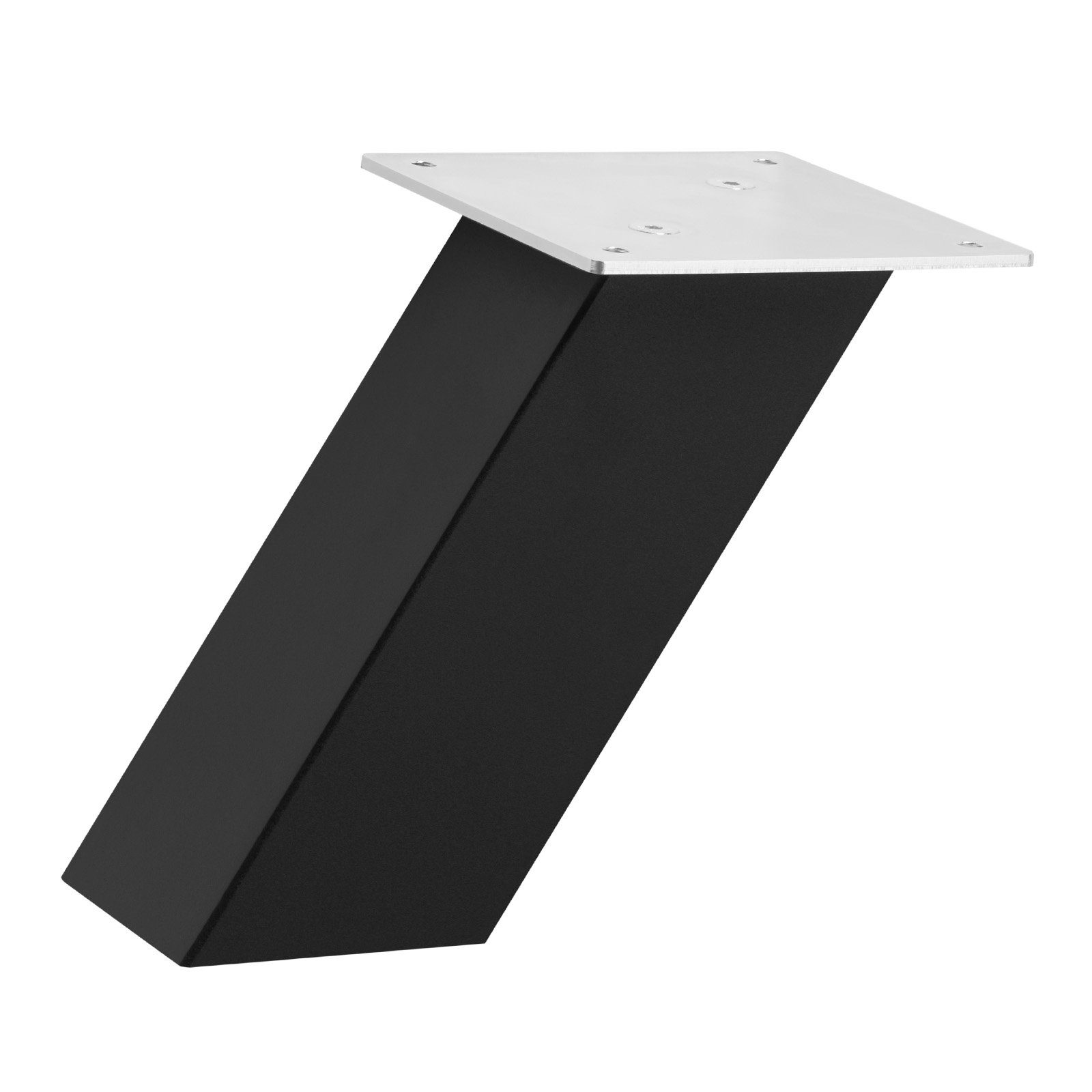 SO-TECH® Tischaufsatz Barkonsole, Tragkraft bis 30 kg, Länge 80 mm, Breite 70 mm, (1-St), Höhe 170 mm, schwarz, schräg