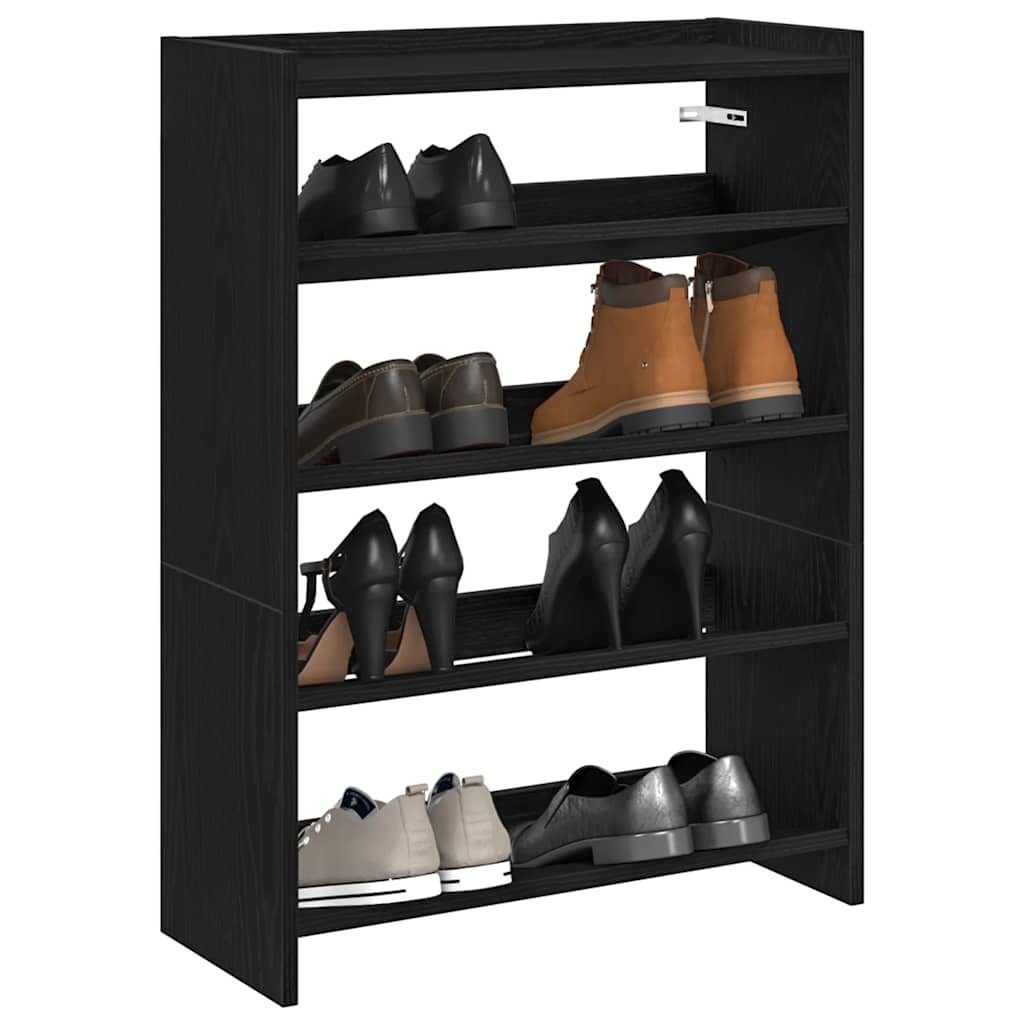 vidaXL Schuhregal Schuhregal Schwarz 60x25x81 cm günstig online kaufen