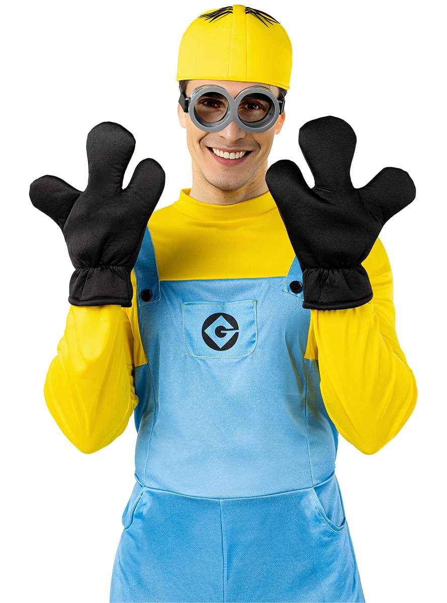 Funidelia Kostüm Minions – Handschuhe, Drei Finger müssen reichen: Stoffhan günstig online kaufen