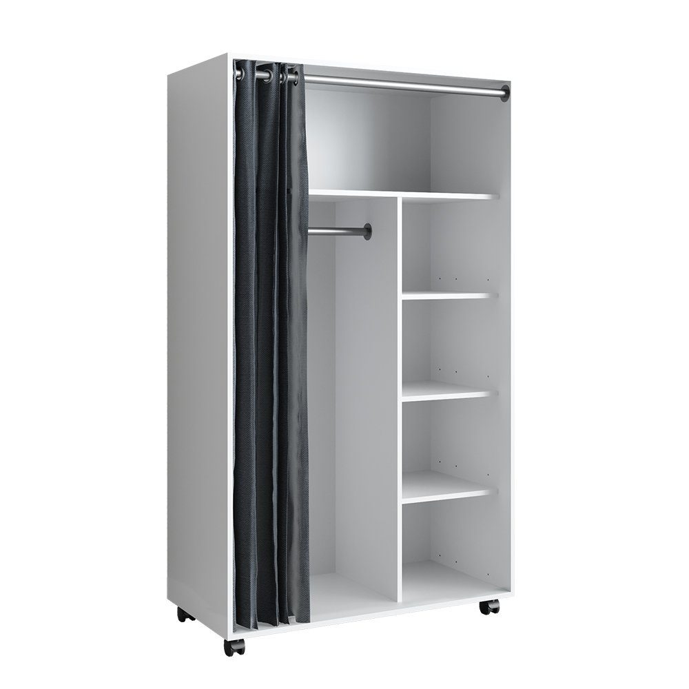 Vicco Kleiderschrank Doros, Weiß, 100 x günstig online kaufen