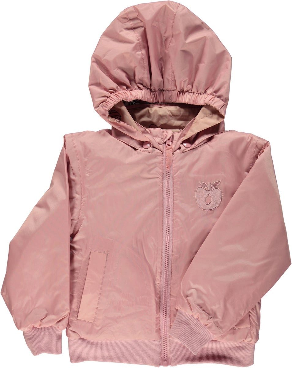 Småfolk Hardshelljacke Bridal Rose Kinder Jacke Food, Gr.4-5