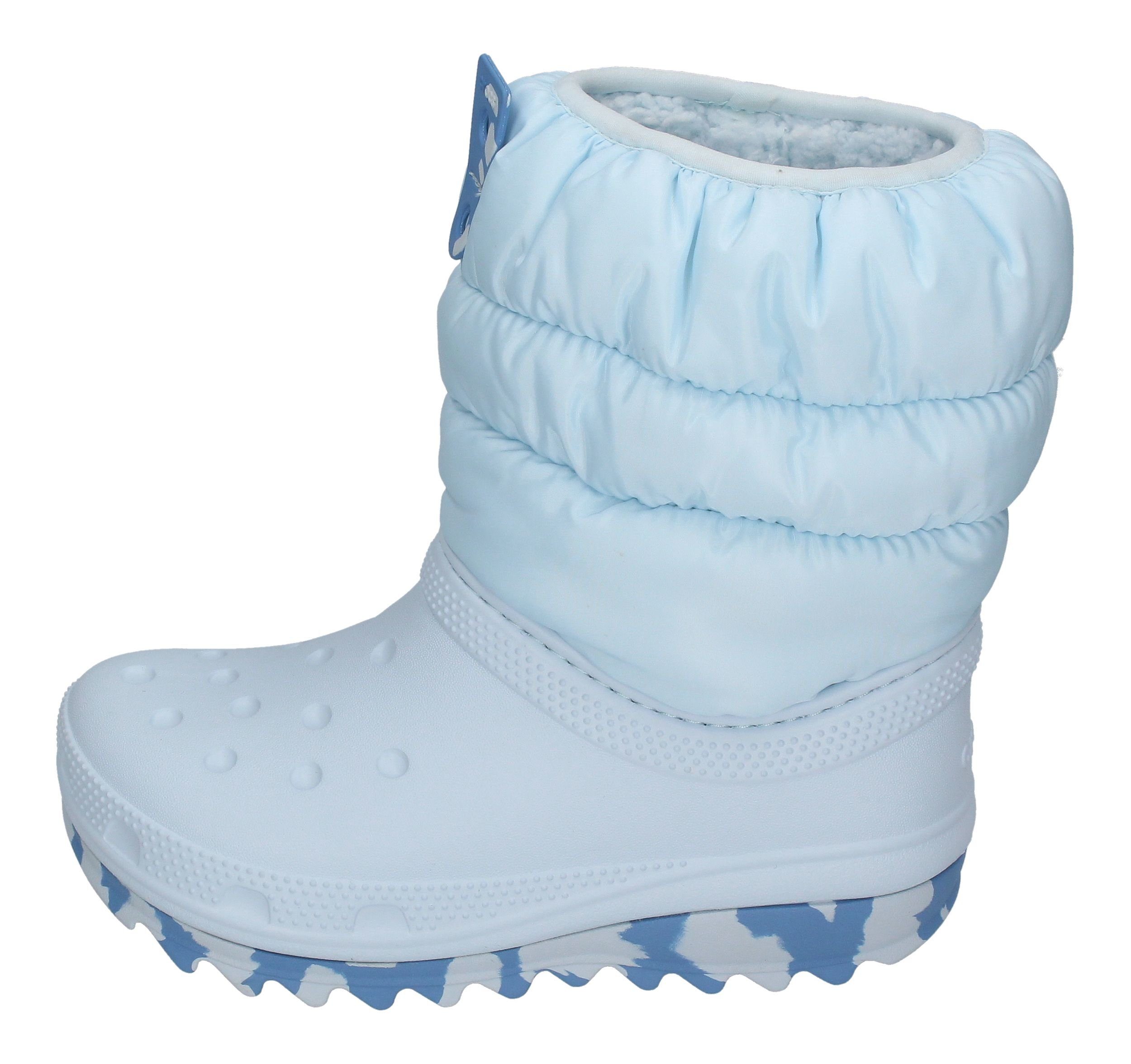 Puff Crocs Blue Winterstiefel Boot Classic Mineral Neo 207275-4JQ