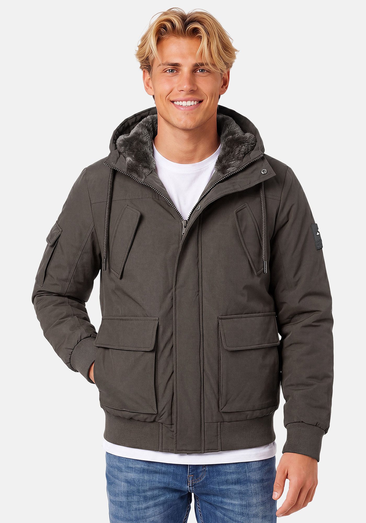 Alessandro Salvarini Winterjacke ASNehlo innen mit warmem Teddyfell – Bild 2 von 5