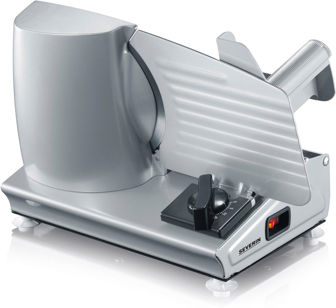 Severin Allesschneider AS 3915, 180 W, stufenlose Einstellung der Schnittstärke, herausnehmbares Messer