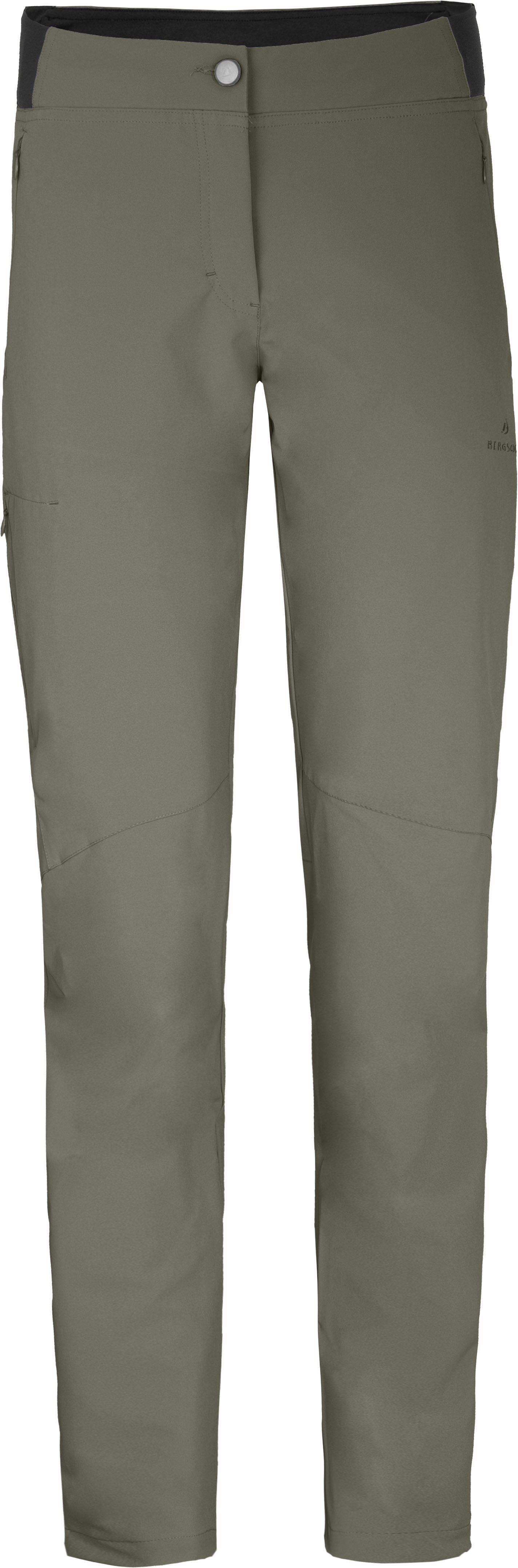 Bergson Outdoorhose AALBORG Vario (slim) Damen Wanderhose, recycelt, elastisch, sportlich, Normalgrößen, grau/