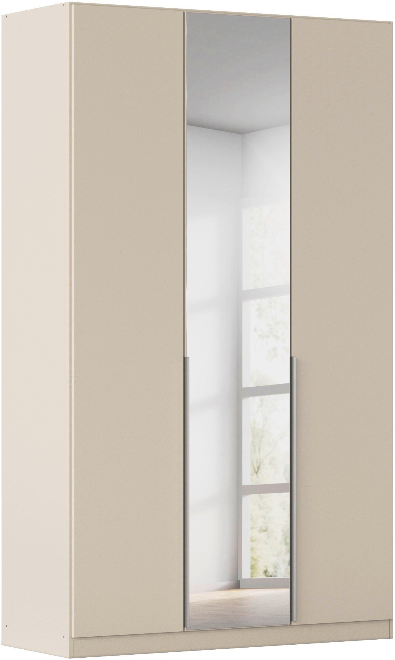OTTO home Drehtürenschrank Kleiderschrank Schrank Garderobe AGORDO mit Dekor- oder Hochglanzfront (in zwei Griff-Farben, Breiten 91-405 cm) durchdachte Innenausstattung, in 8 Breiten und 2 Höhen MADE IN GERMANY