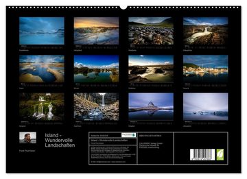 CALVENDO Wandkalender Island - Wundervolle Landschaften (Premium, hochwertiger DIN A2 Wandkalender 2023, Kunstdruck in Hochglanz)