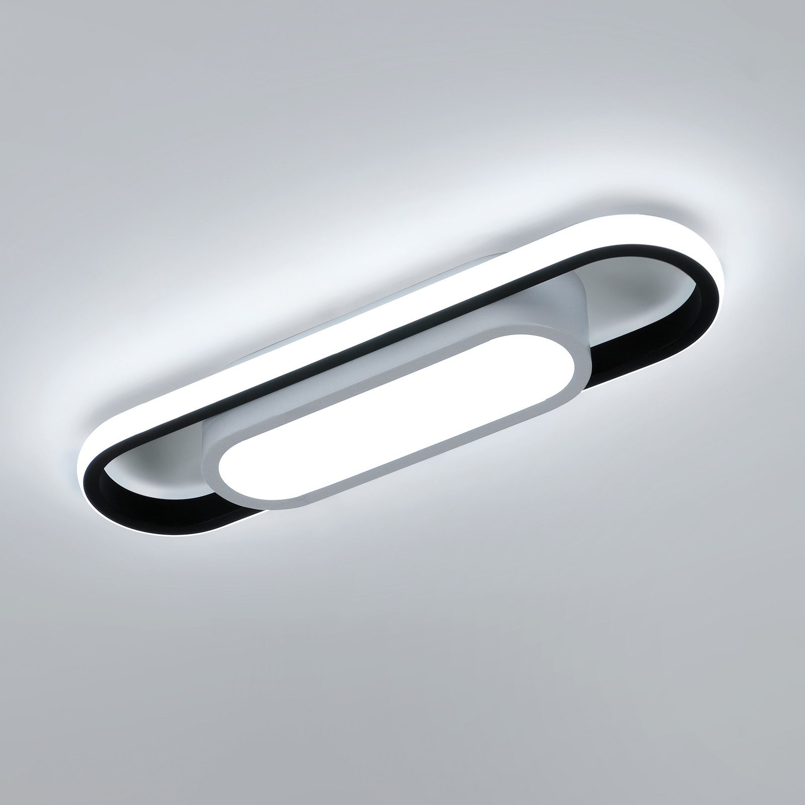 Goeco LED Deckenleuchte LED ovale Lampe, Energiesparlampe, für Wohnzimmer, günstig online kaufen