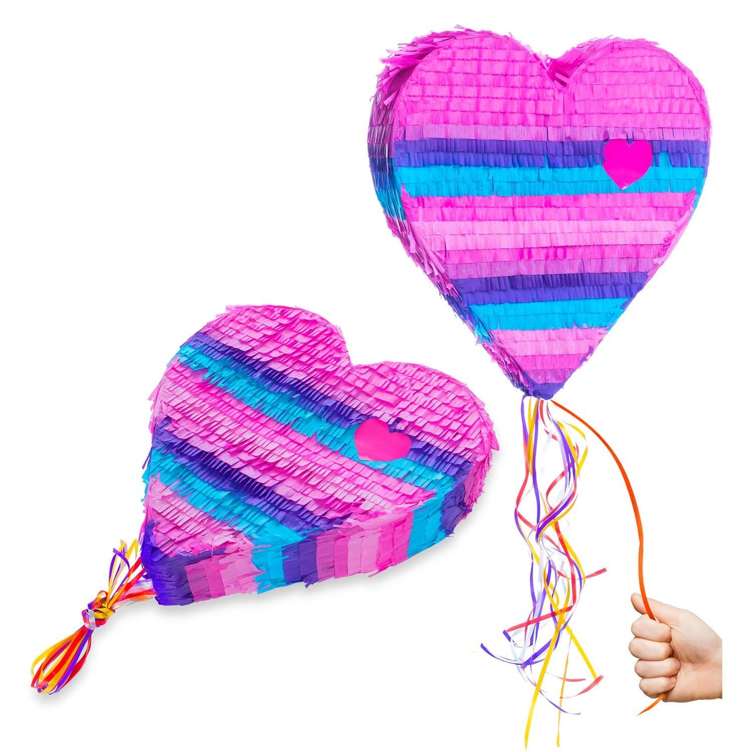 Goods+Gadgets Papierdekoration Papier-Piñata–Befüllbare Party-Piñata für Kindergeburtstage & Formen, Party-Dekoration zum Befüllen