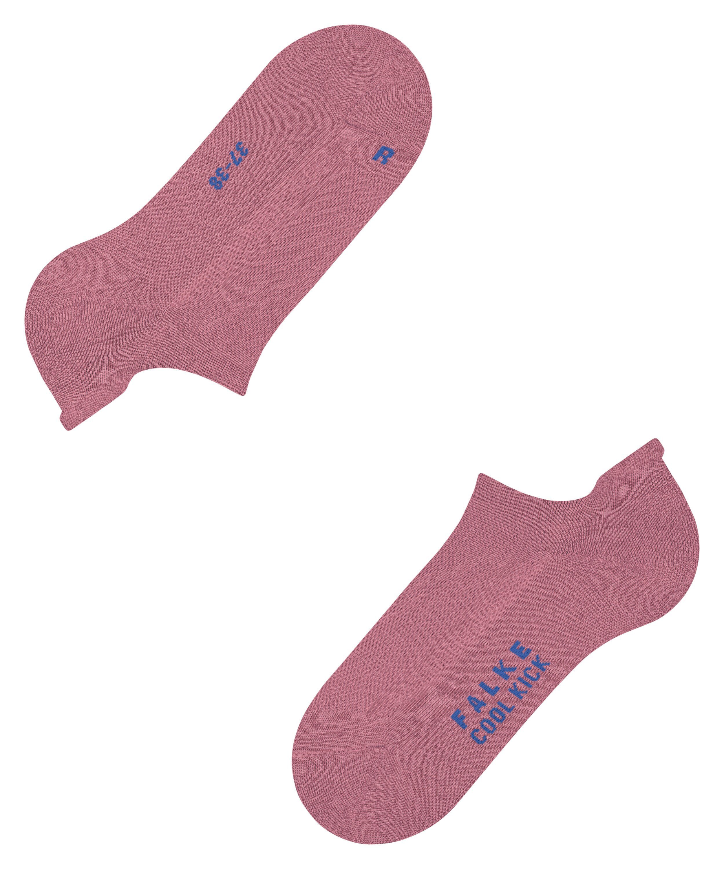 (8684) mit Sneakersocken FALKE powder ultraleichter pink Plüschsohle (1-Paar) Kick Cool