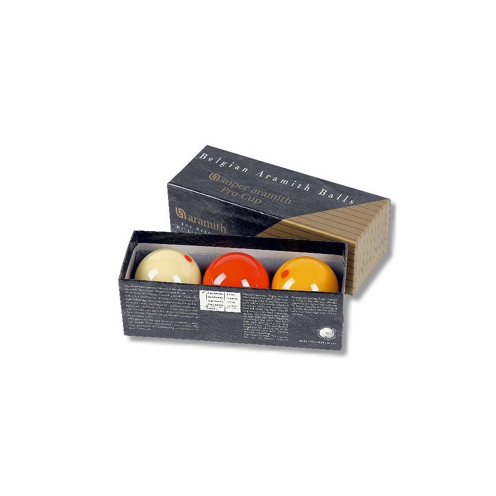 Billardtisch Aramith Carom Pro-Cup 61,5mm Kugeln.