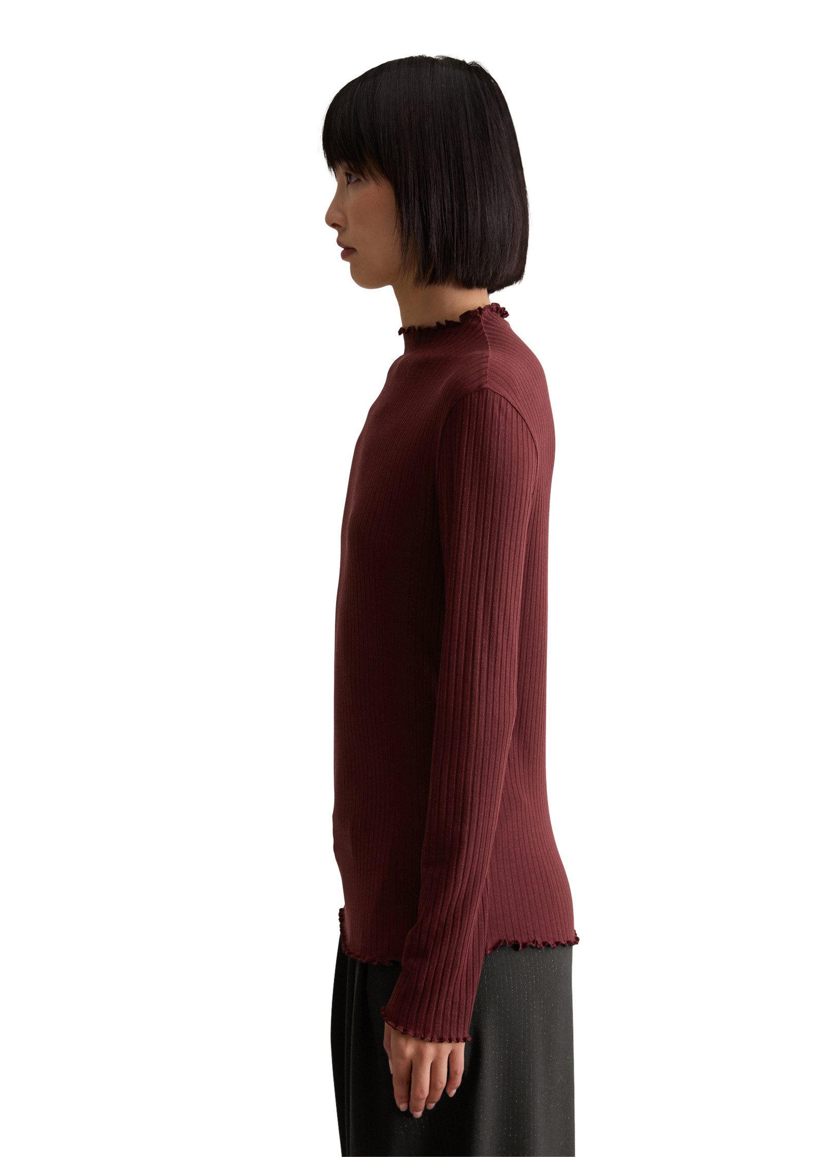 Marc O'Polo DENIM Langarmshirt aus Lyocell-Stretch-Jersey günstig online kaufen