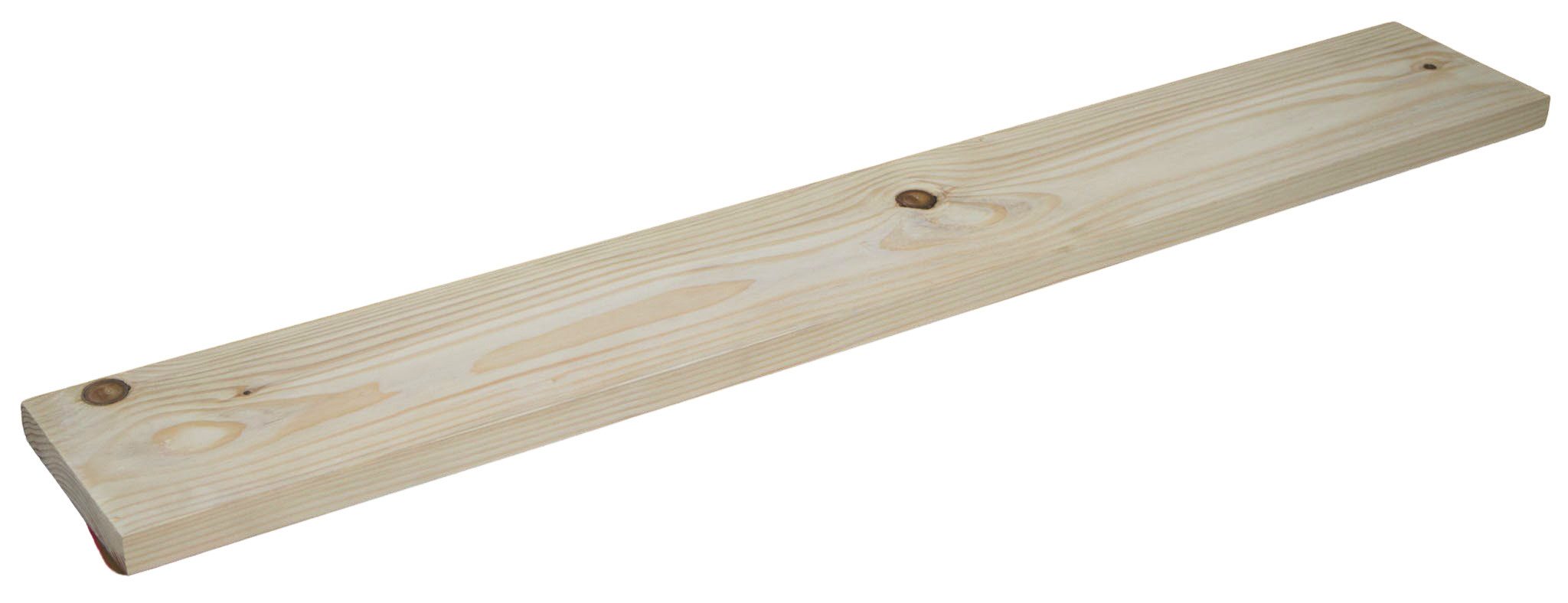 Allzweckkiste Neue Holzplanke in natur 100cm x 14,5cm Holzstärke 2,5cm Holzbrett