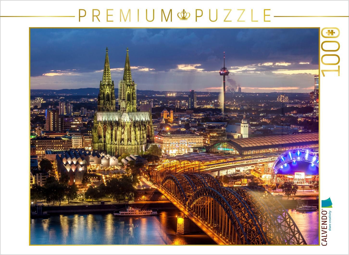 CALVENDO Puzzle CALVENDO Puzzle Köln 1000 Teile Puzzle quer, 1000 pieces, finished si, 1000 Puzzleteile