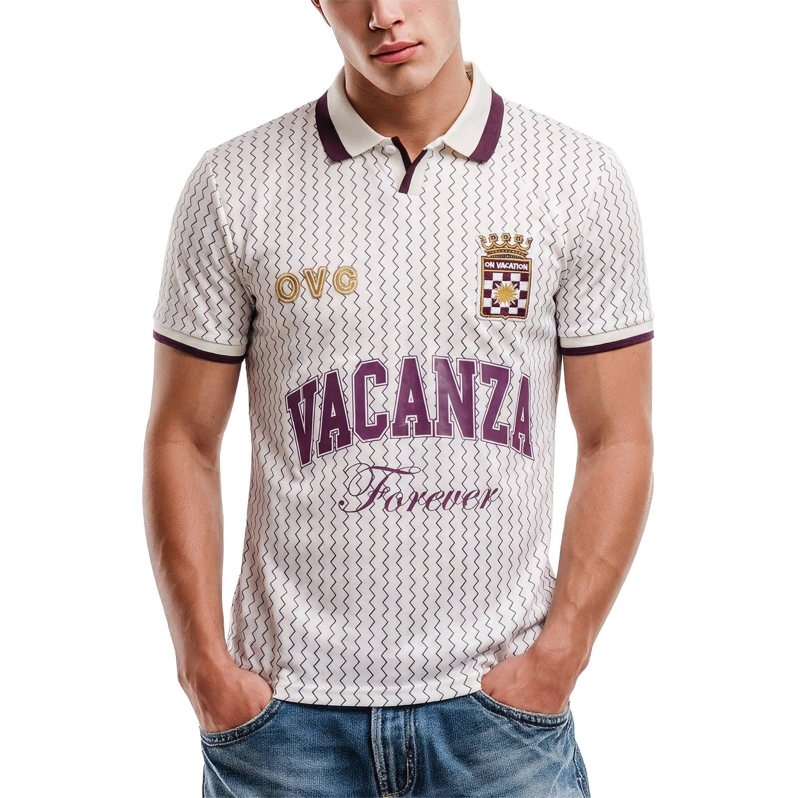On Vacation Club Poloshirt Poloshirt On Vacation Vacanza Soccer Diverse Logodetails