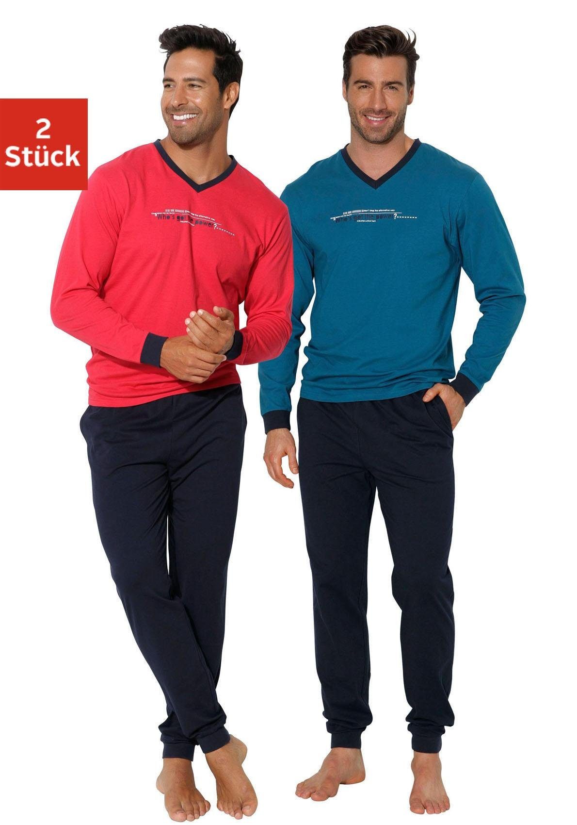 AUTHENTIC LE JOGGER Pyjama (Packung, 4 günstig online kaufen